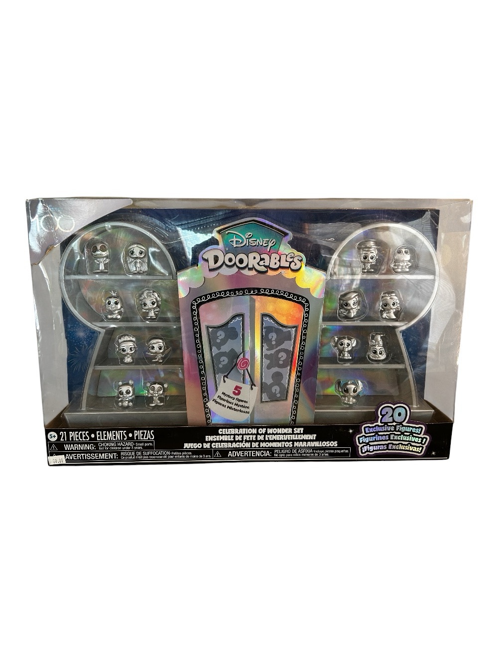 Disney Doorables 100 Years Celebration of Wonder set figures.